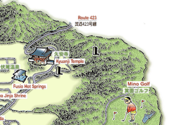 池田市観光協会 英語版観光地図