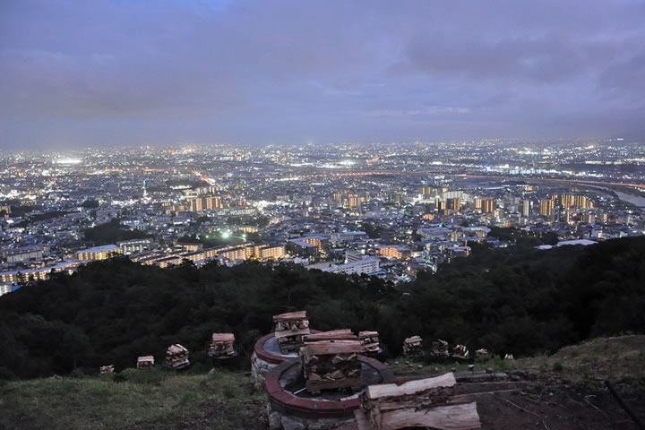 五月山からの夜景