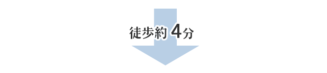 徒歩約4分