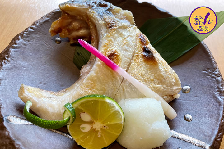 Salt-grilled Fish